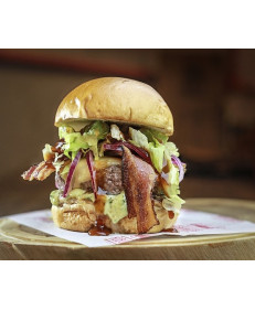 Hambúrguer Bacon ao Quadrado Hambúrguer Bacon ao Quadrado